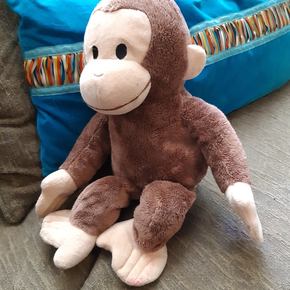 Curious George Monkey Stuffed Animal Plush toy - Picture 3 of 4